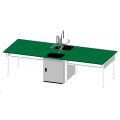 雙水槽耐酸鹼實驗桌(鋼製結構)